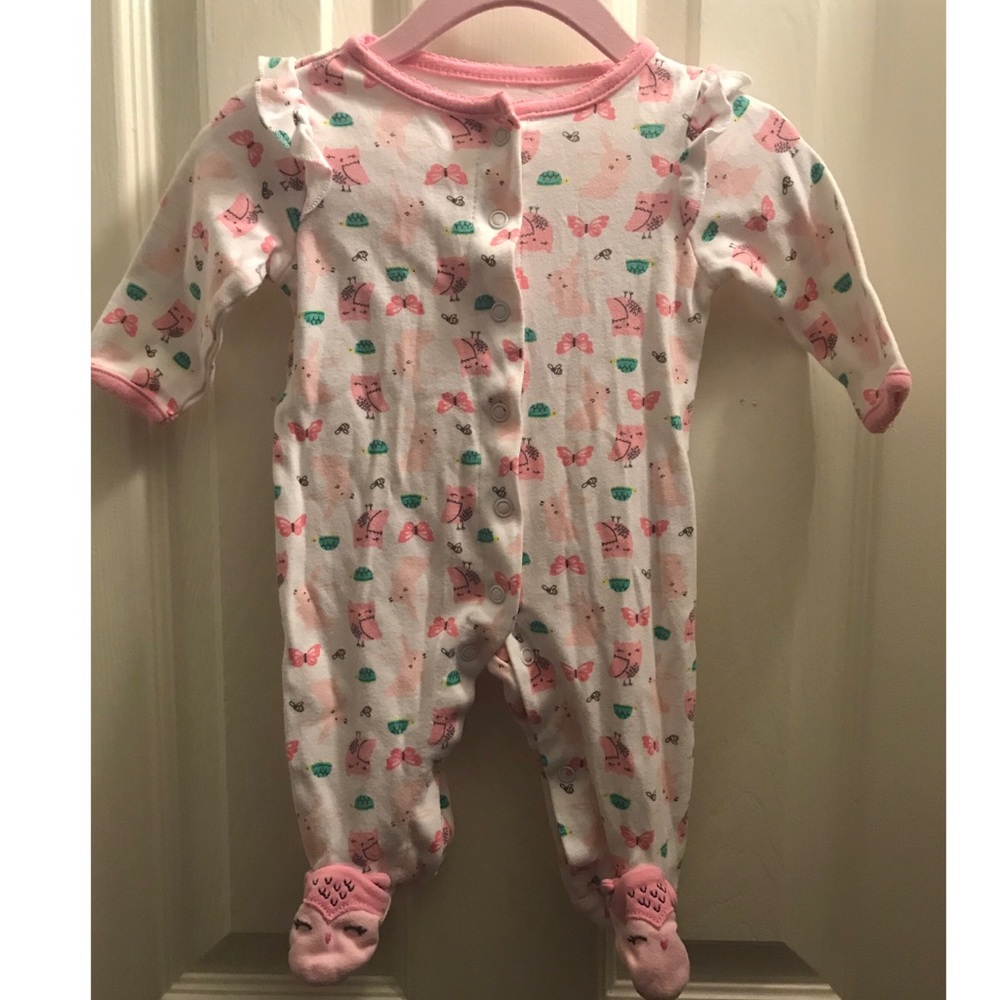 Cute baby girl sleeper
